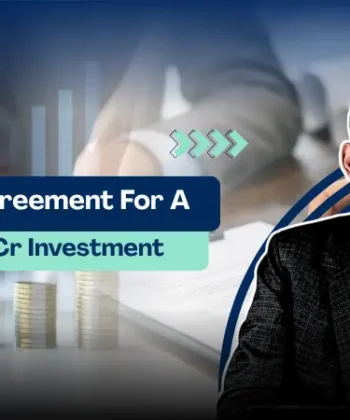 Amanah Ventures promotional banner illustrating investor agreements, PKR 2.5 Crore startup investment terms, venture capital legal contracts, and business funding structuring.