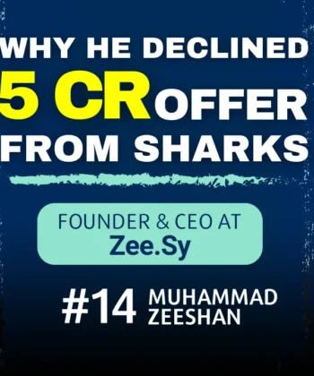 why he didn't accepted the 5 crore offer from sharks